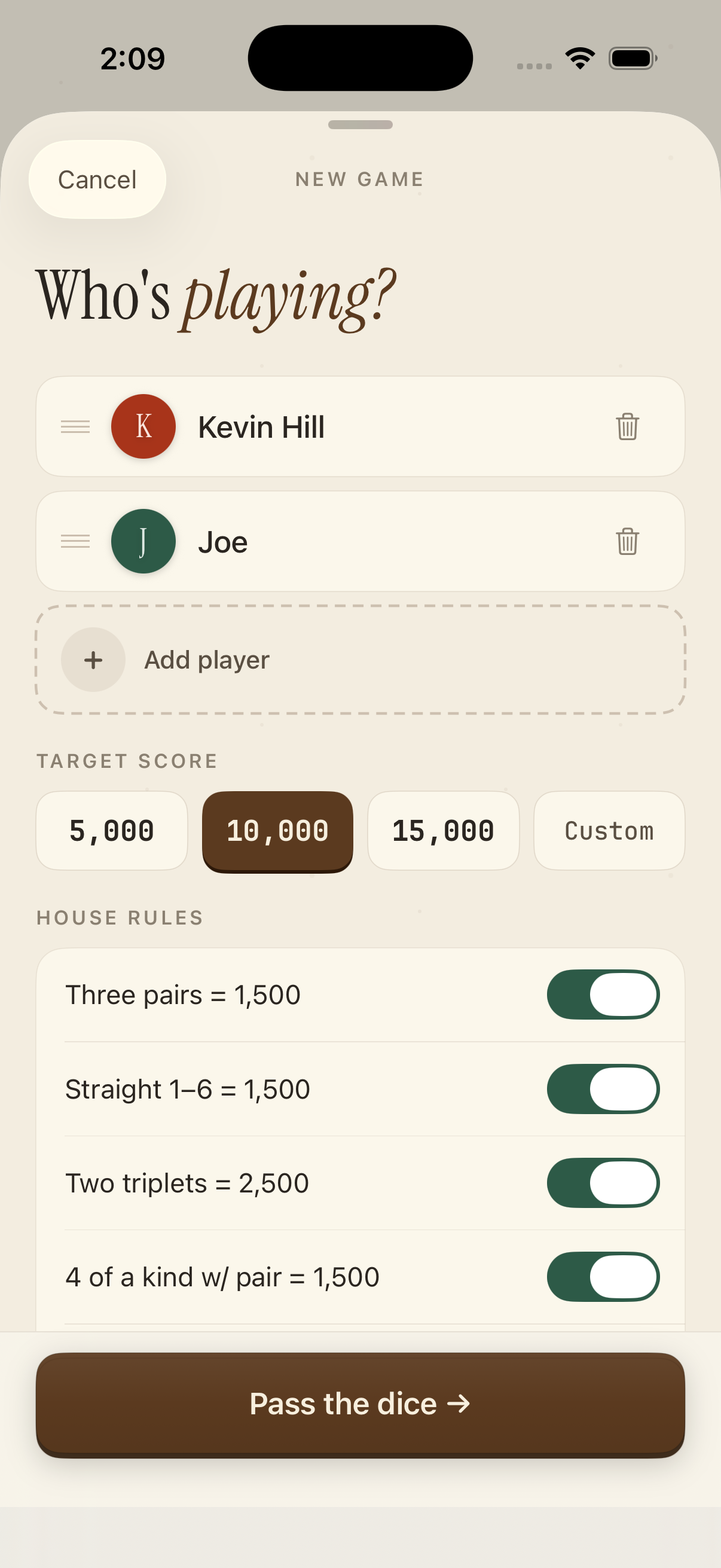 End-to-End with AI: Building Farkle Score Sheet